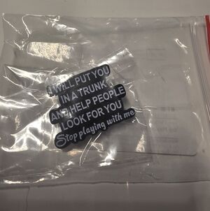 Black and White PIN with Bold Text